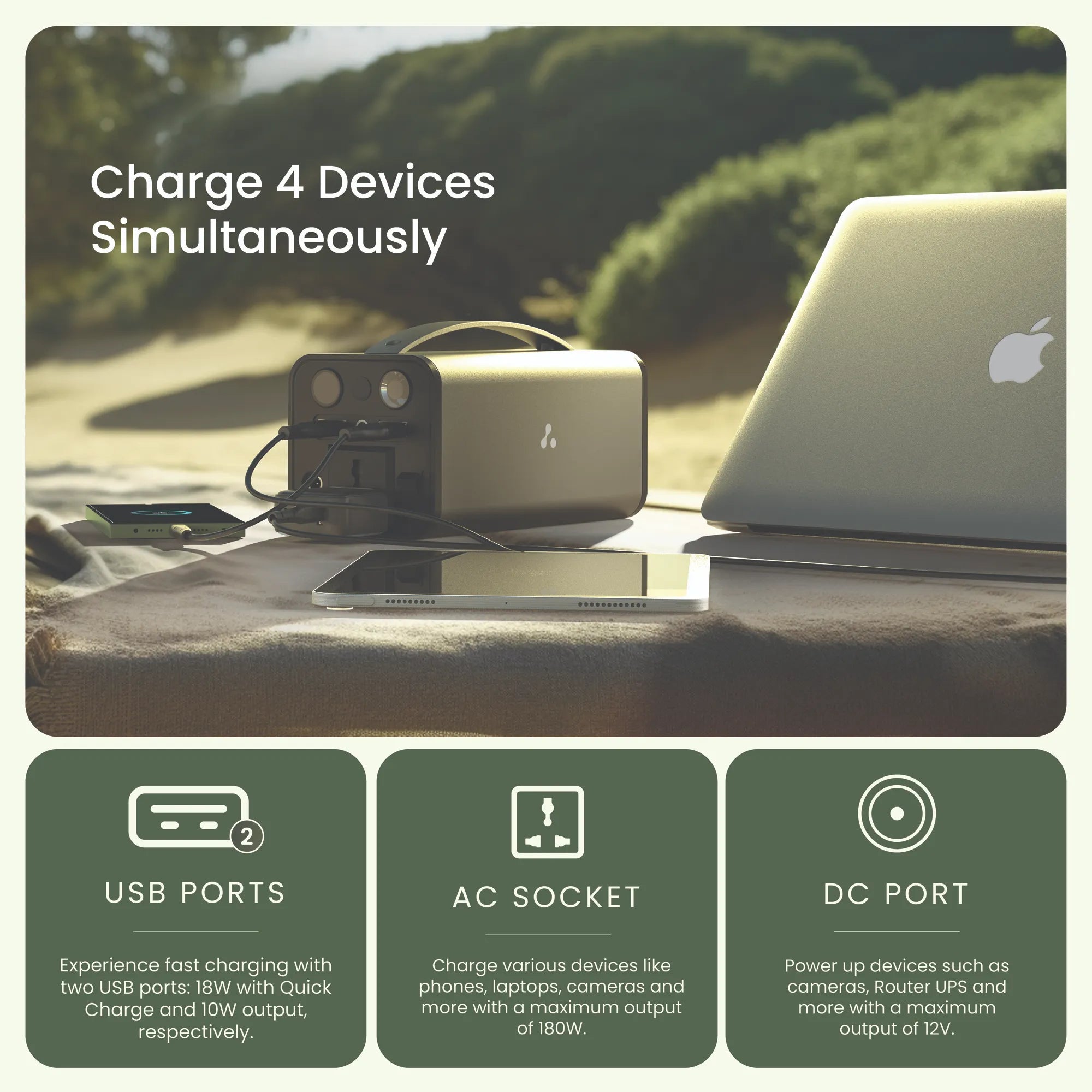 PowerHub 200 multi-device charging station – Ambrane India